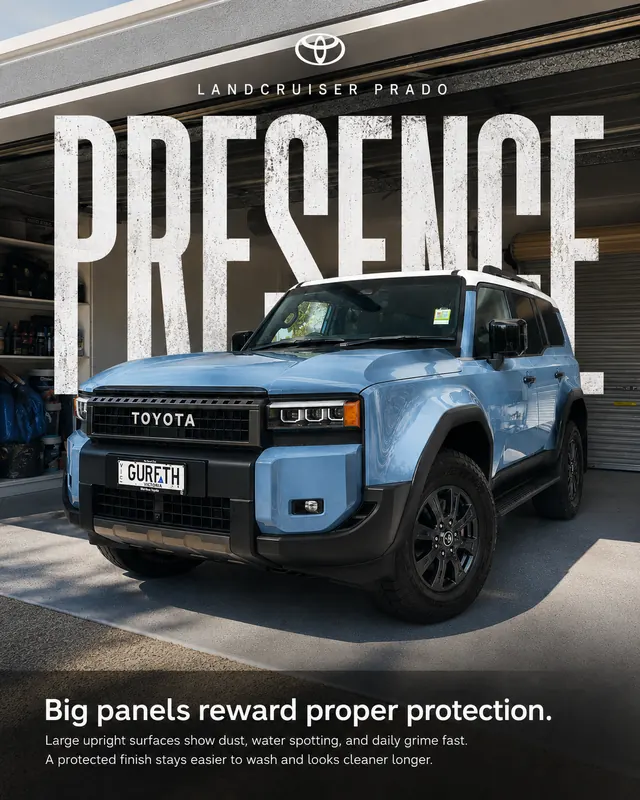 LandCruiser Prado - Big panels reward proper protection