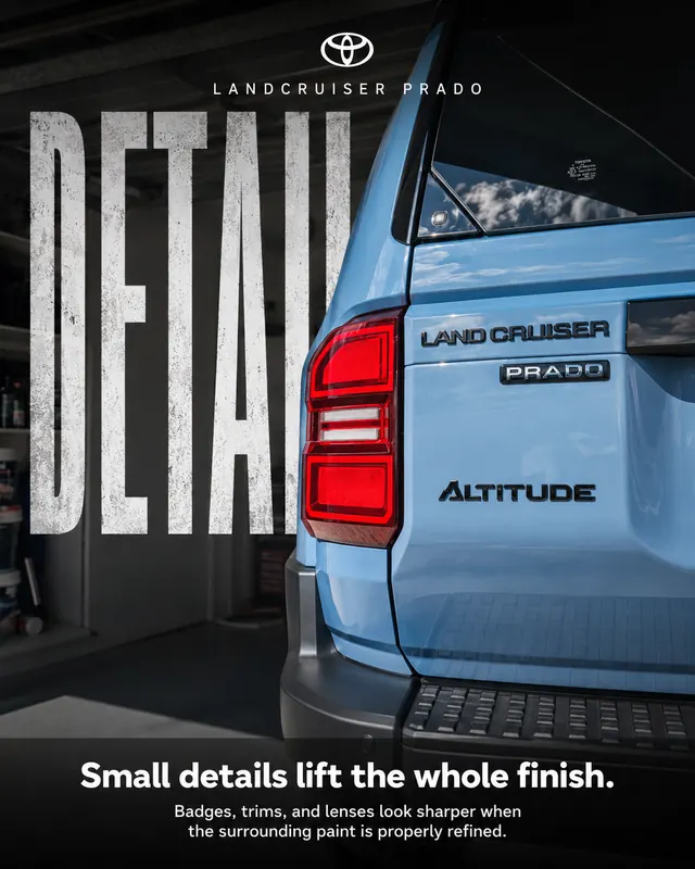 LandCruiser Prado - Small details lift the whole finish